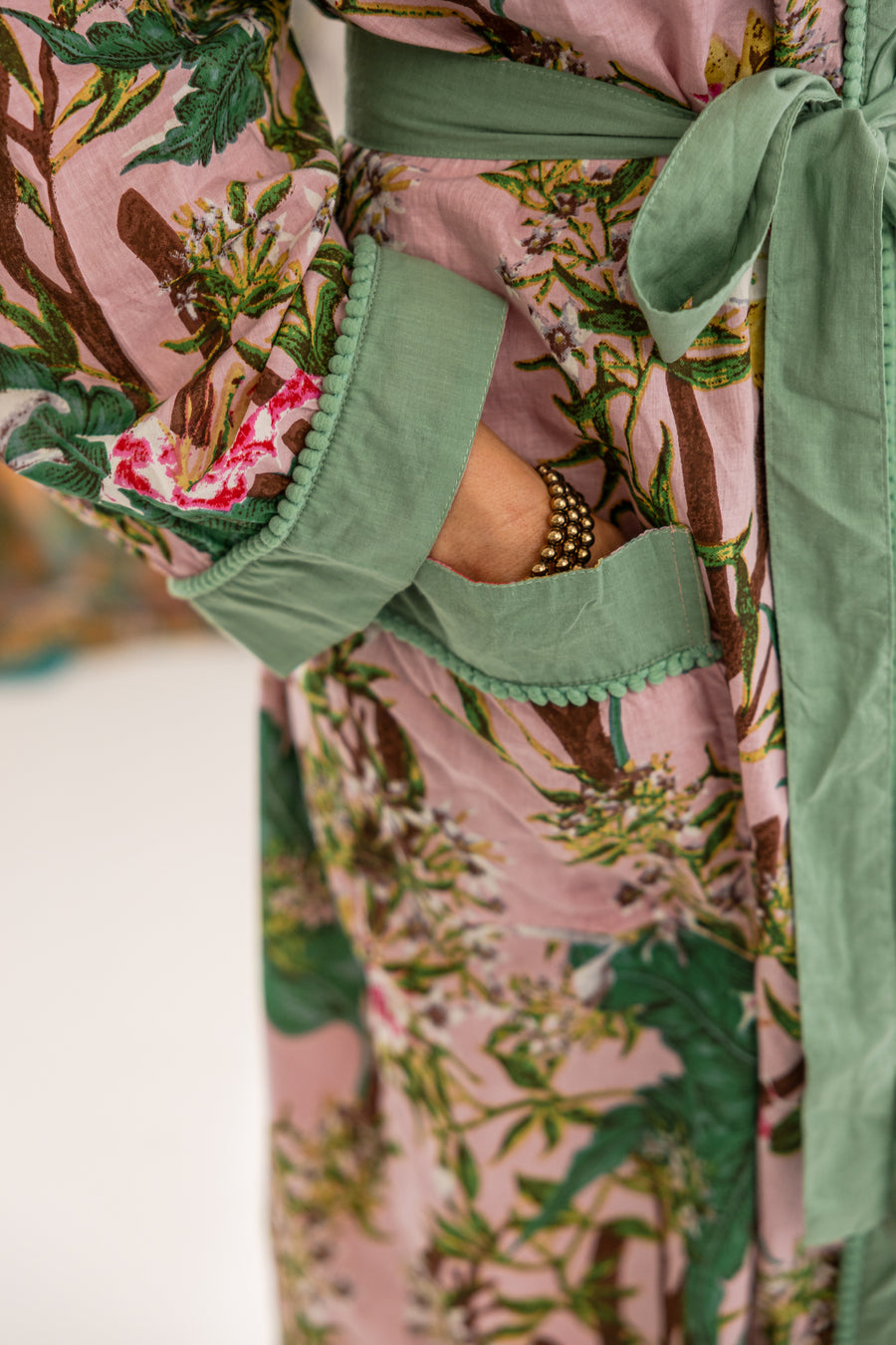 Palm Paradise Cotton Robe