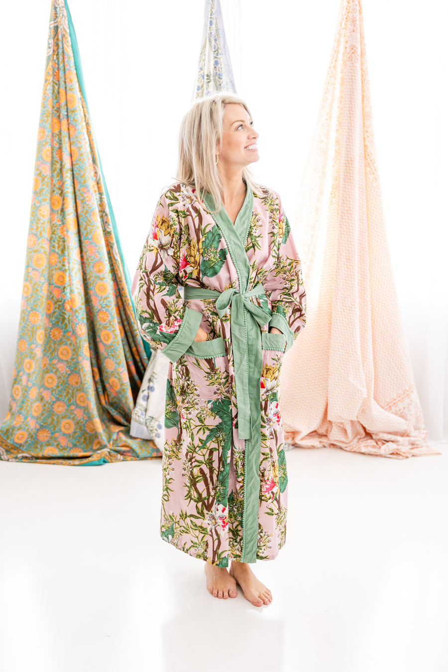 Palm Paradise Cotton Robe