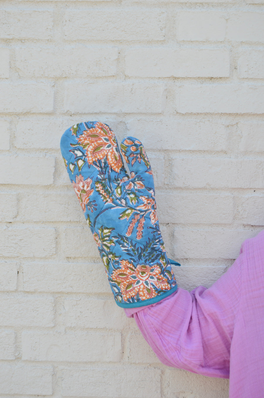 Tuscan Bloom Oven Mitt