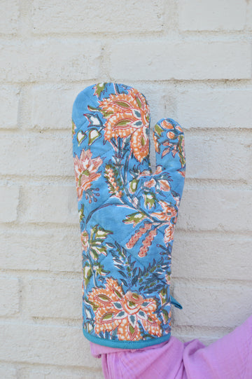 Tuscan Bloom Oven Mitt