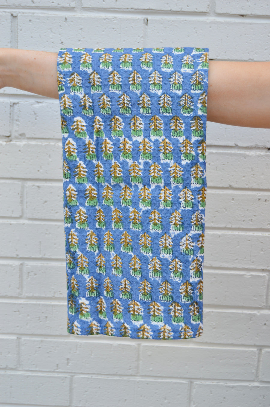 Traditional Blooms Tea Towel