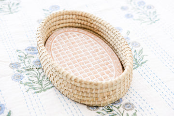 Weave Oval Bread Warmer