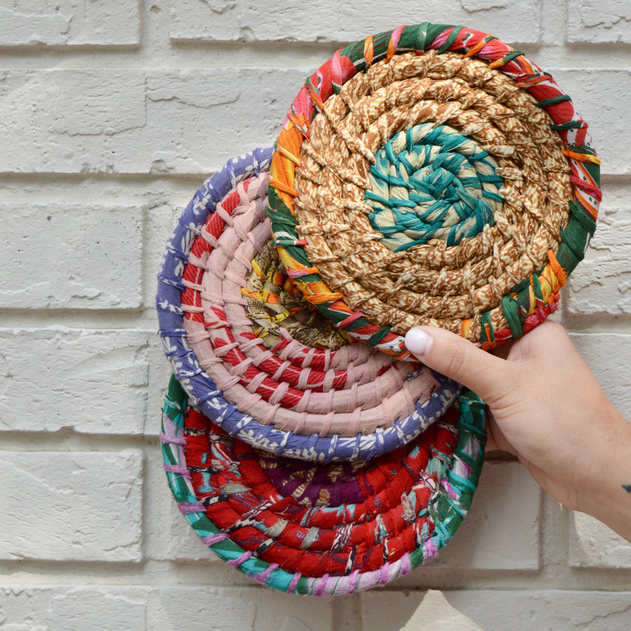 Sari Wrapped Trivet