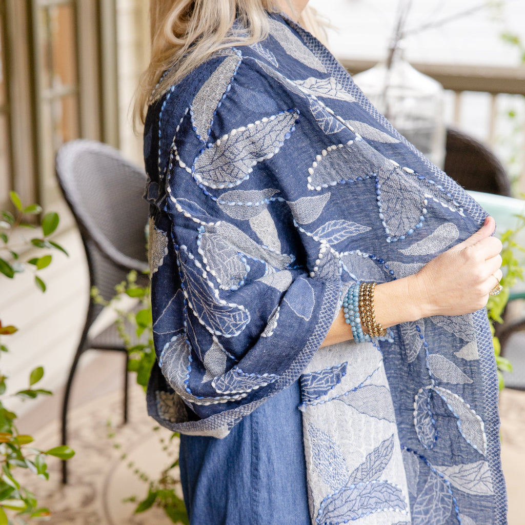 Deep Midnight Shawl