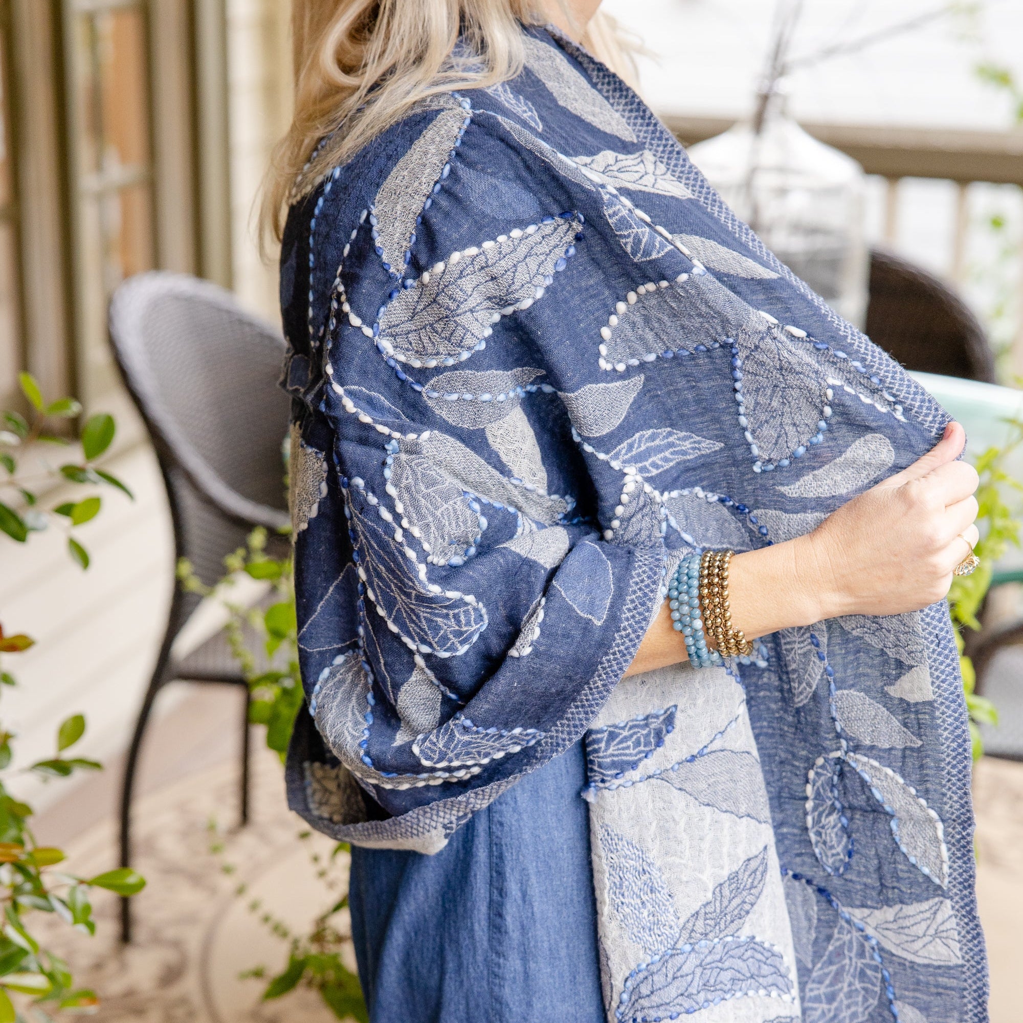 Deep Midnight Shawl