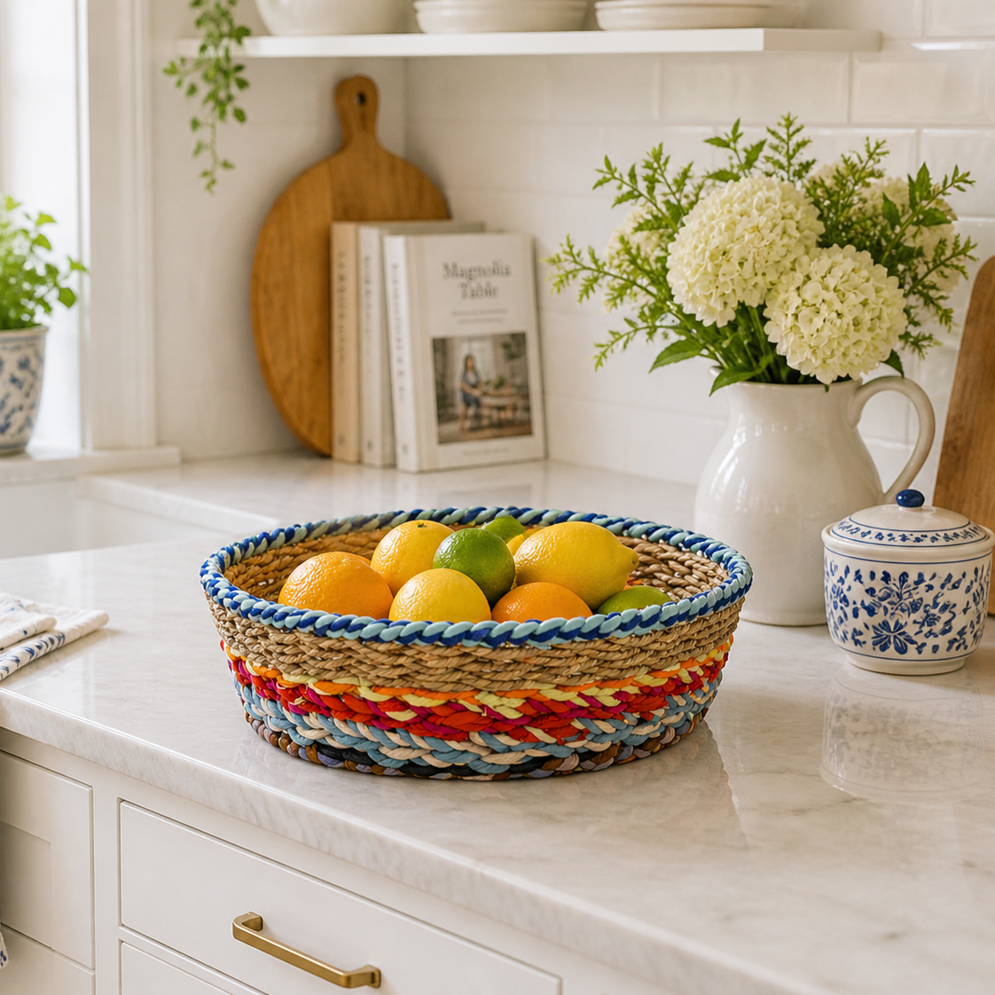 Sari & Jute Wrapped Everyday Bowl