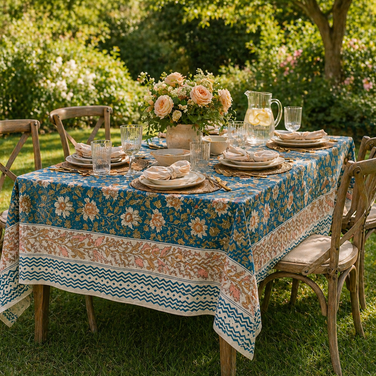 Evening Petals Tablecloth