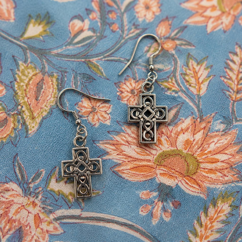 Simple Cross-Silver
