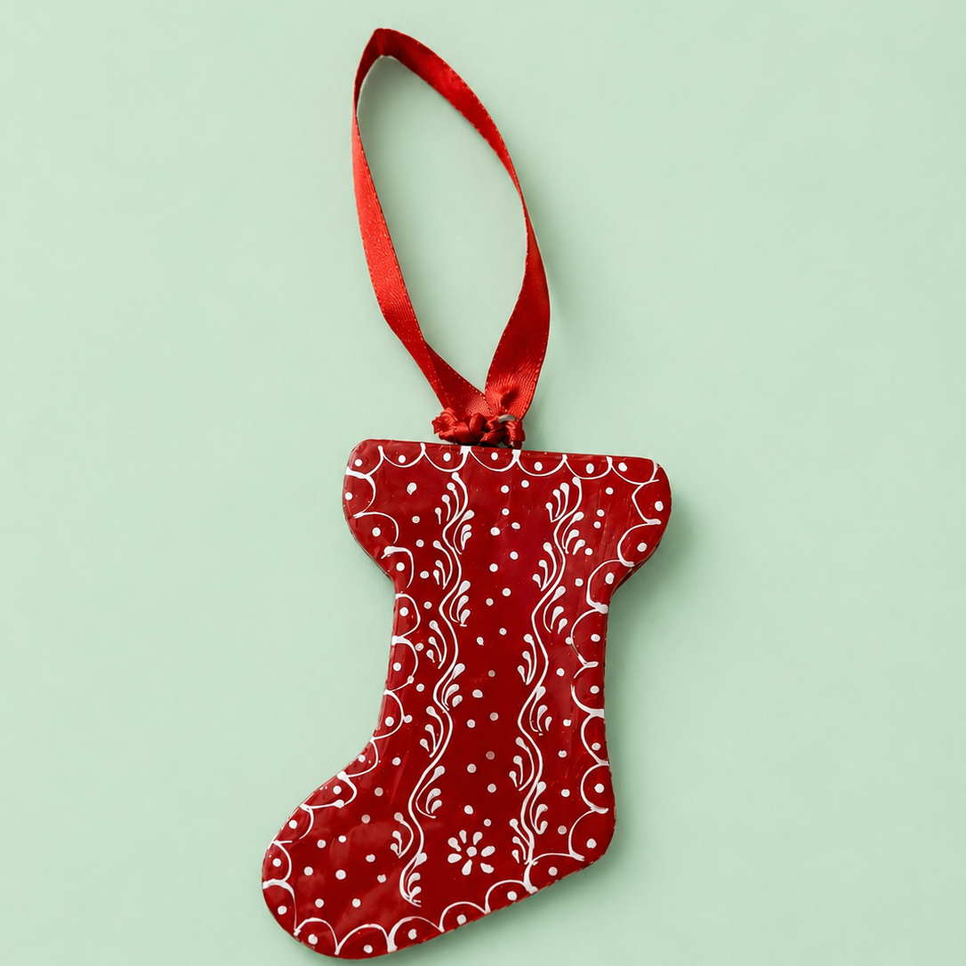 Merry Market Stocking Ornament
