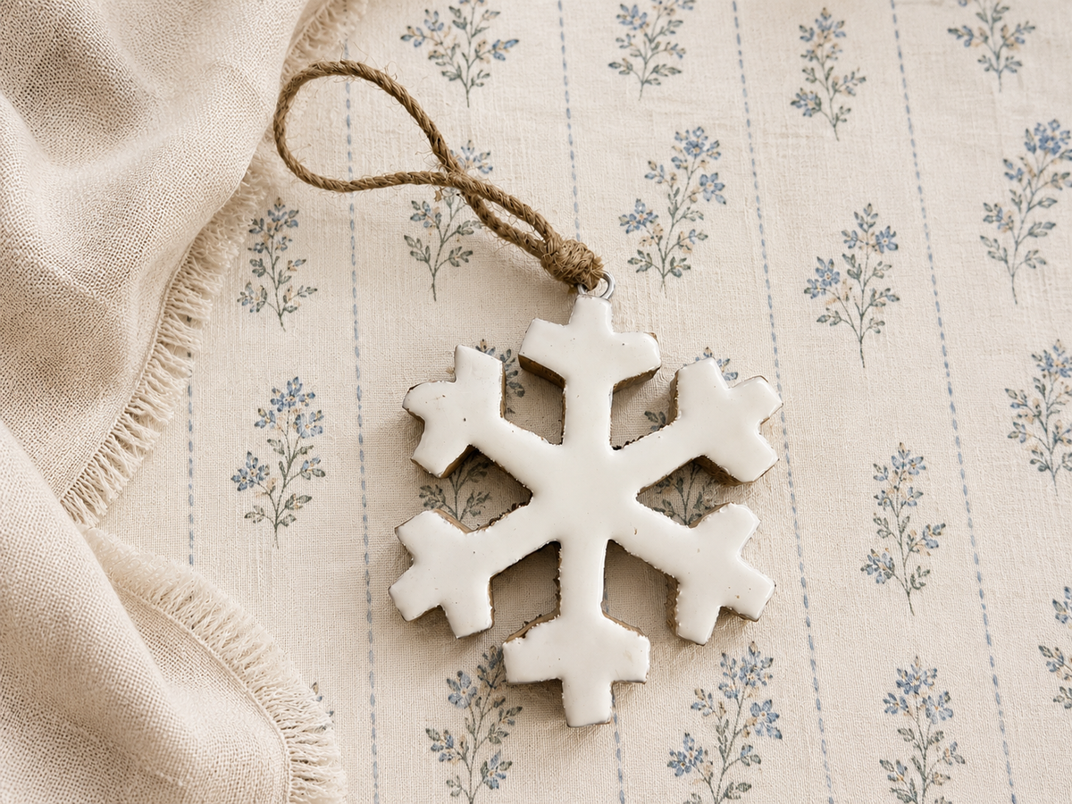 Winterberry Snowflake Ornament