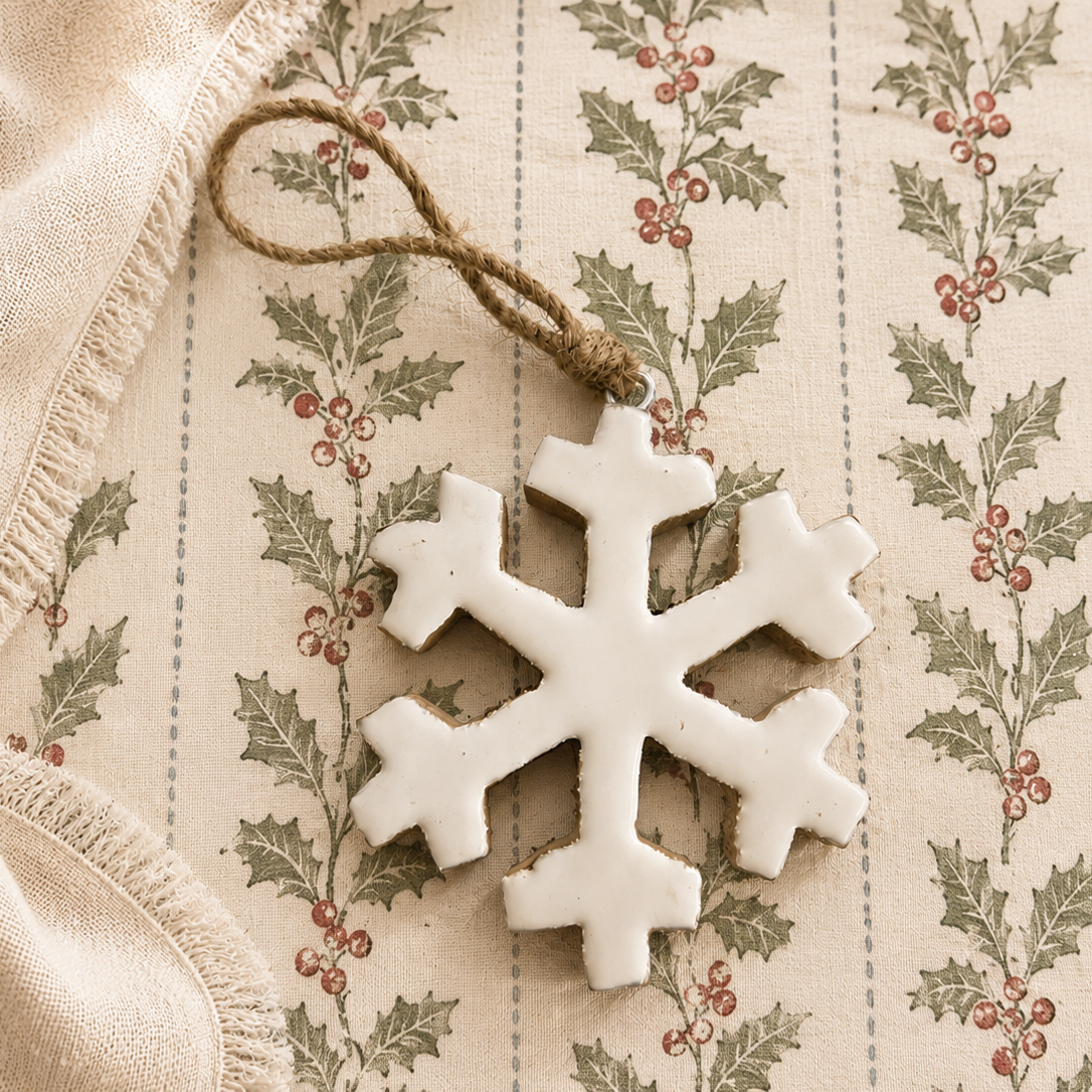 Winterberry Snowflake Ornament