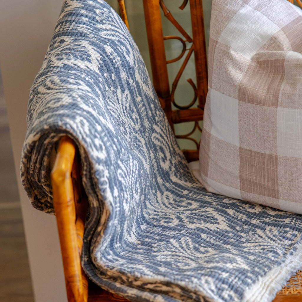 Indigo Harbor Throw