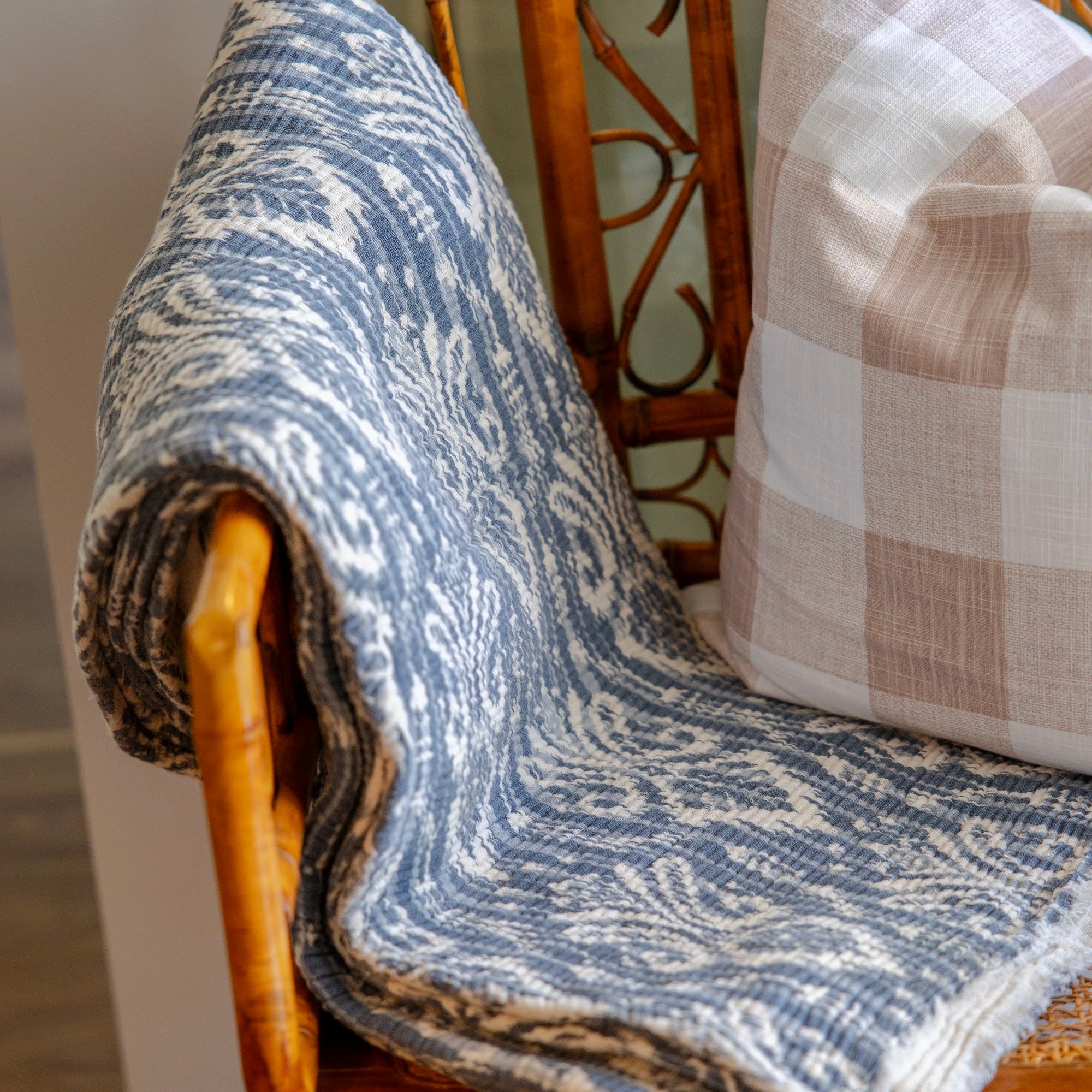 Indigo Harbor Throw