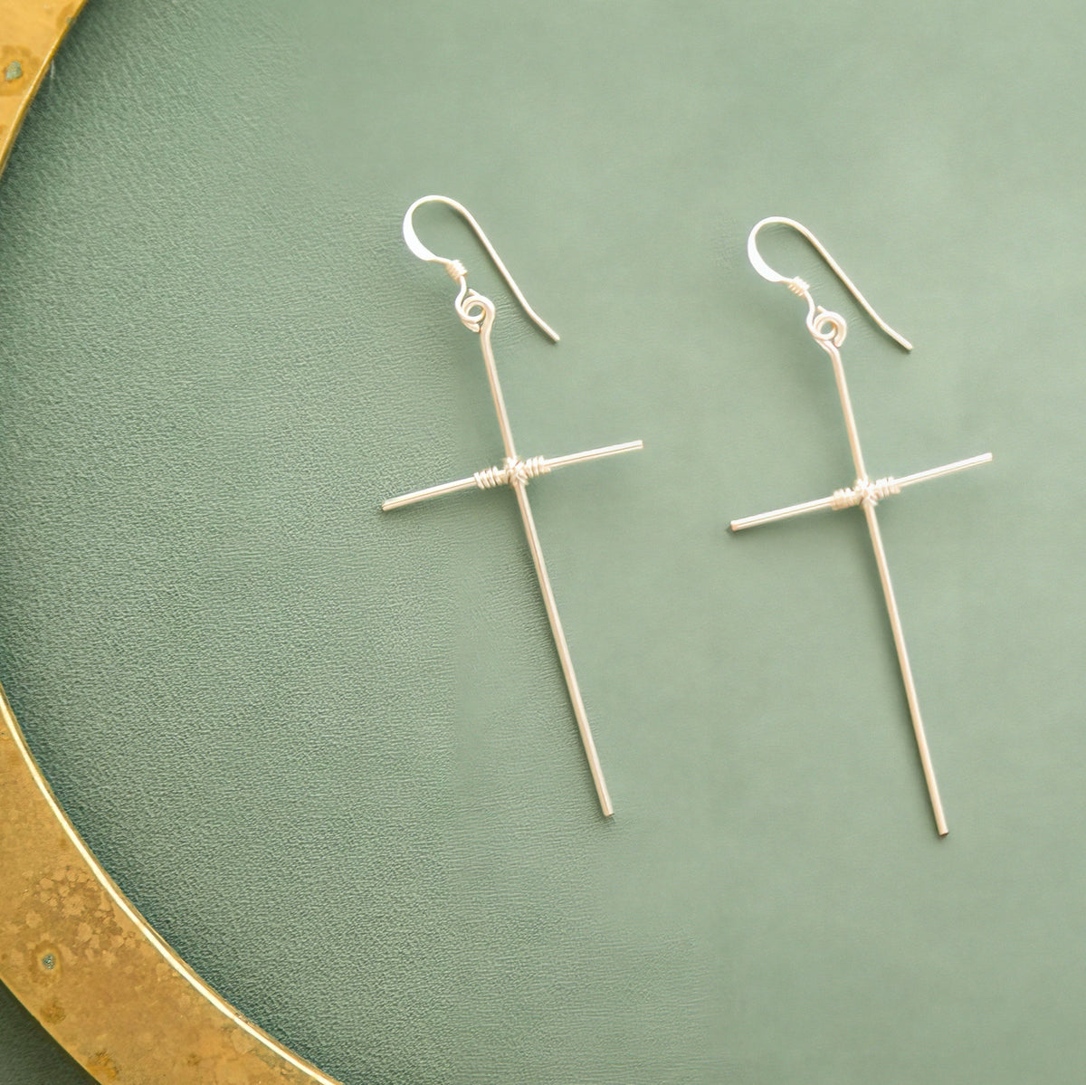 Glimpse of Heaven Earrings-Silver