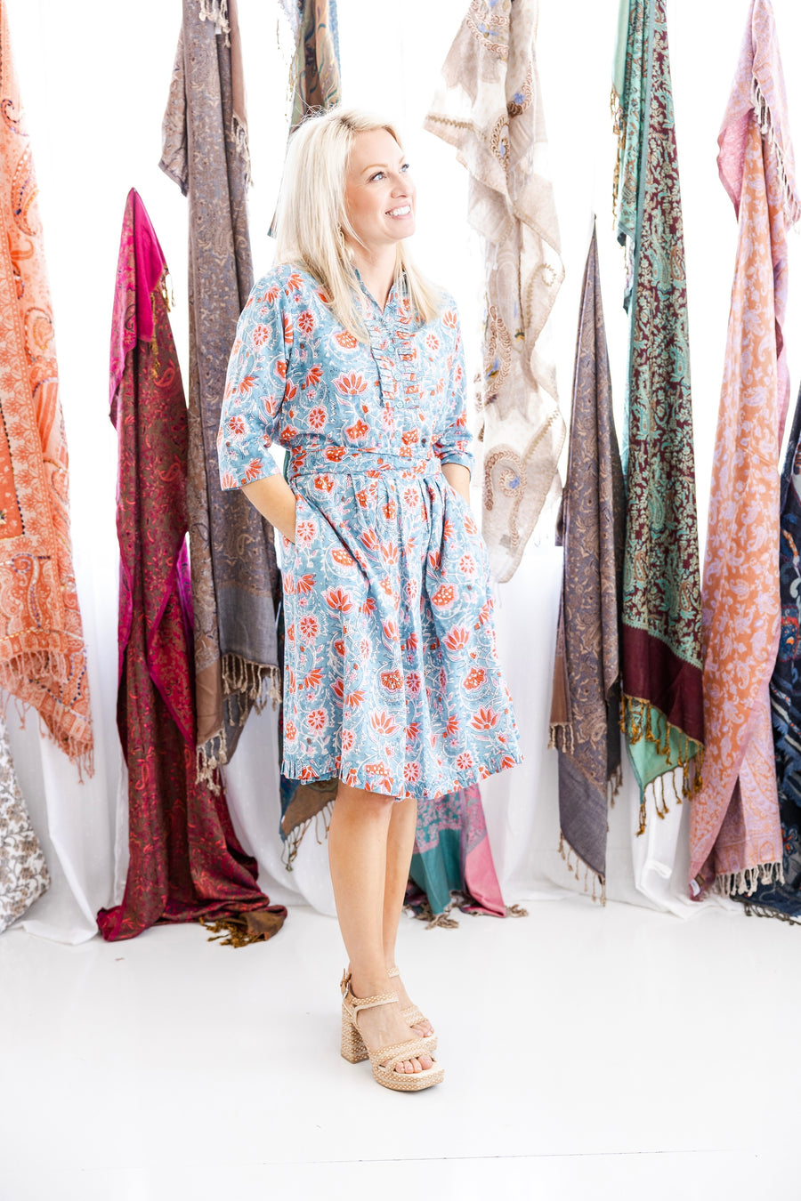 The Tangerine Astra Dress