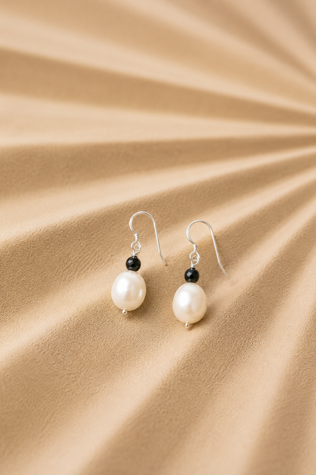 Pearly Moon Earrings