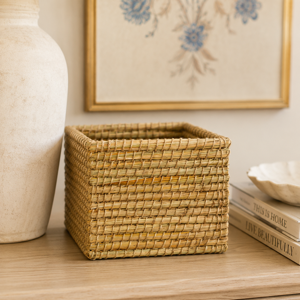 Golden Fields Handwoven Basket-Small
