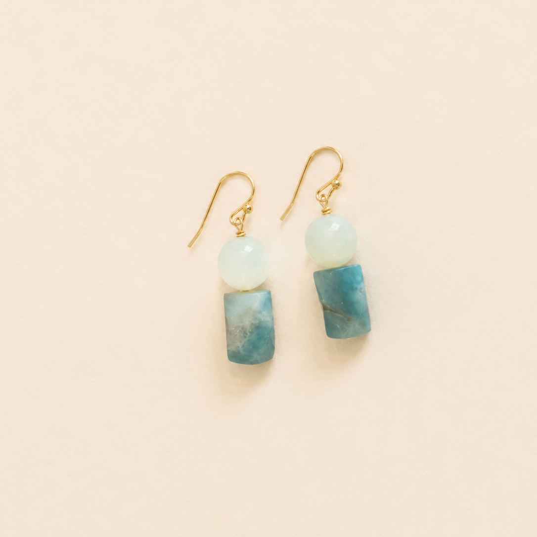 Ocean Mist Drop Earrings