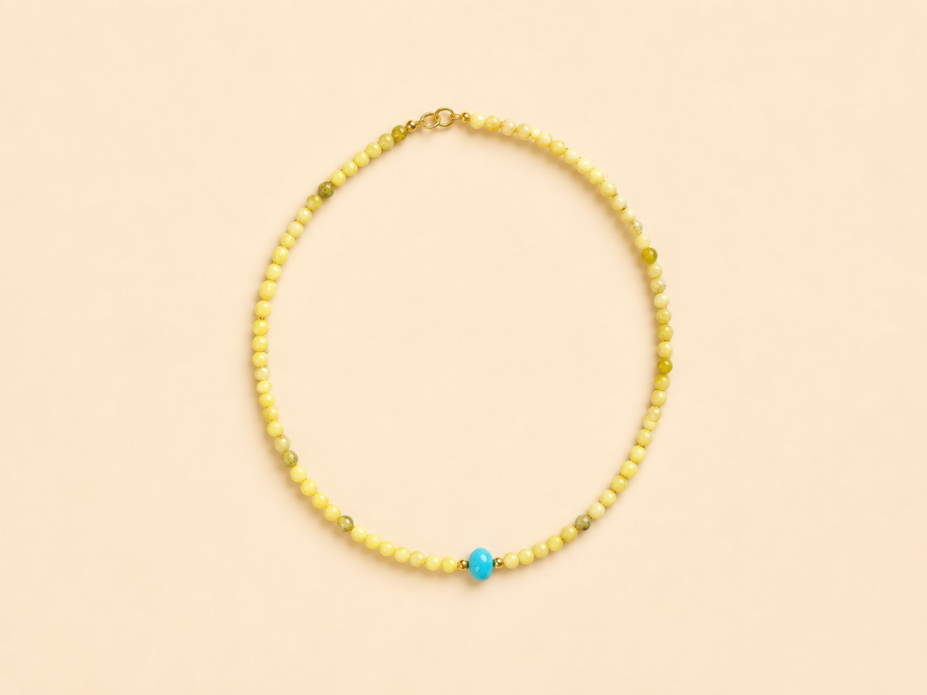 Meadow Sky Beaded Necklace