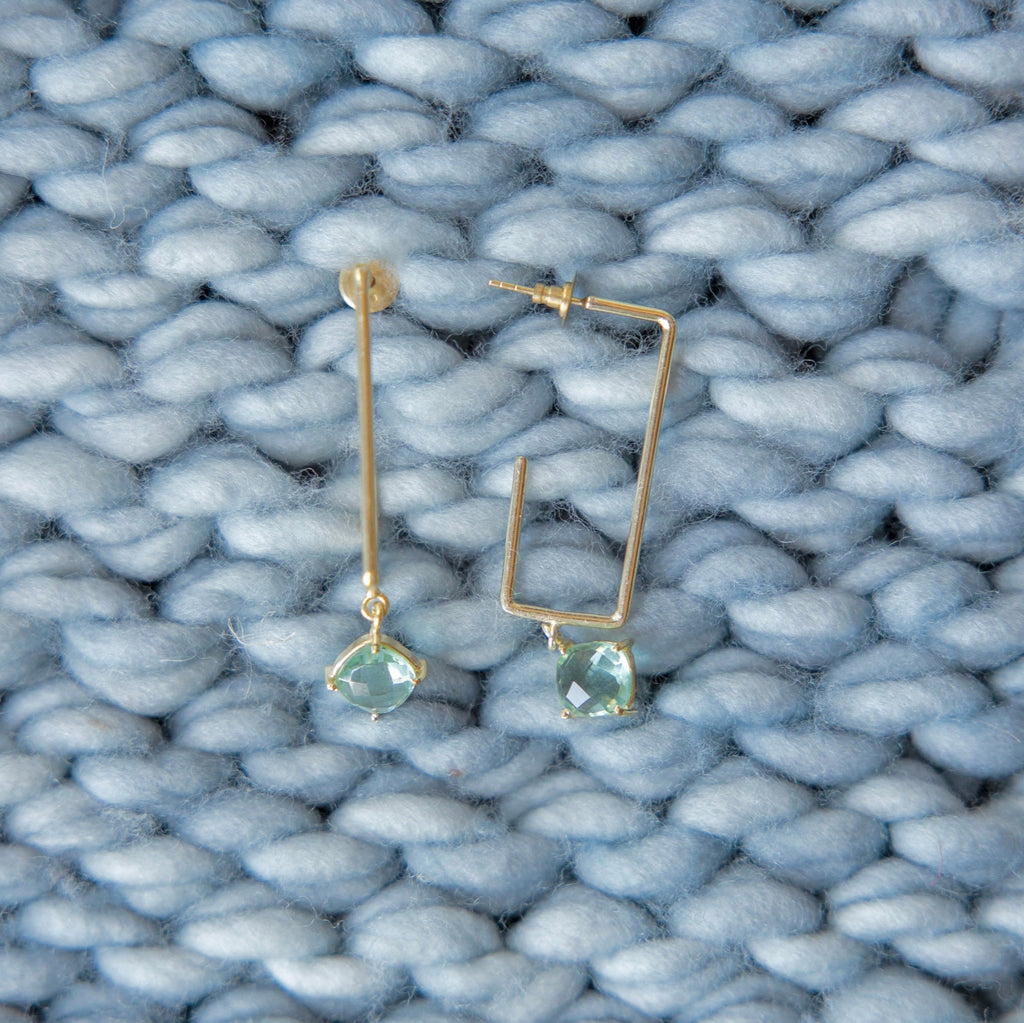 Golden Grove Frame Earrings
