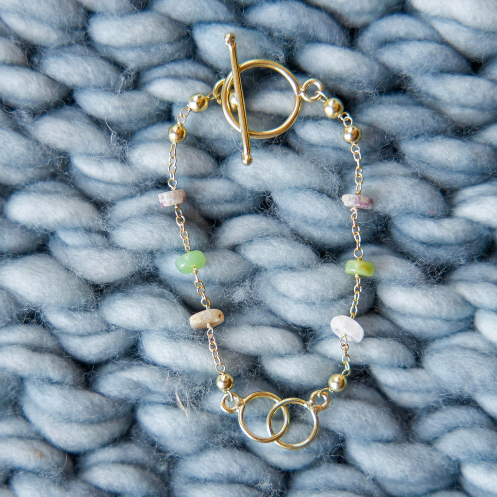 Luminous Multicolor Stone Bracelet