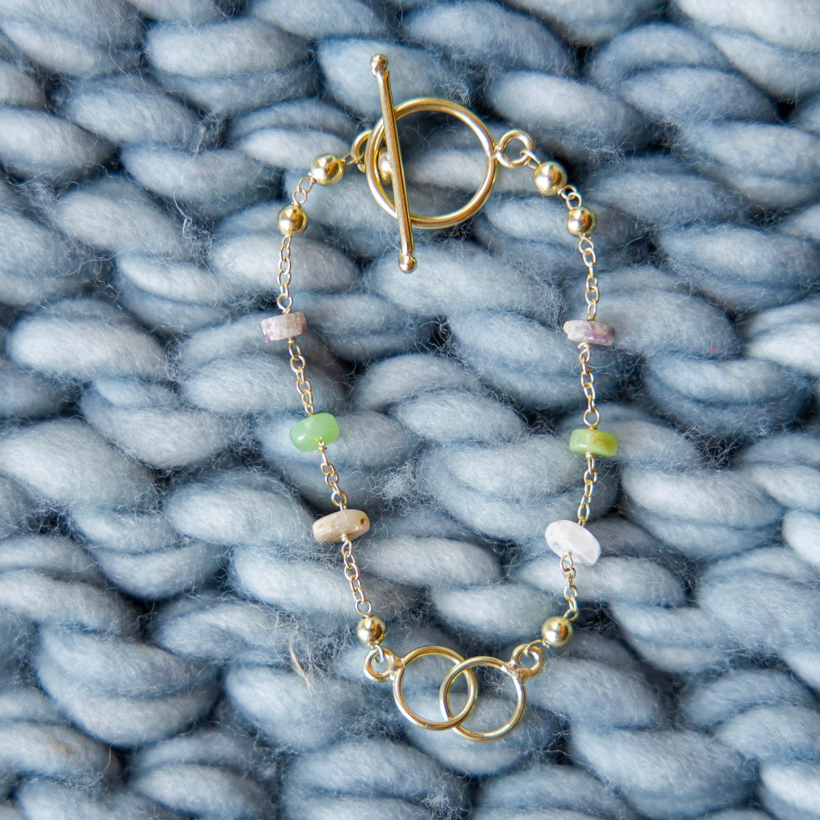 Luminous Multicolor Stone Bracelet