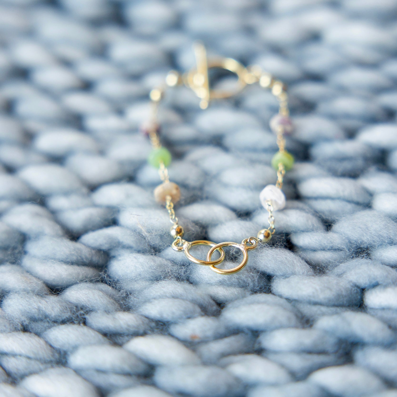 Luminous Multicolor Stone Bracelet