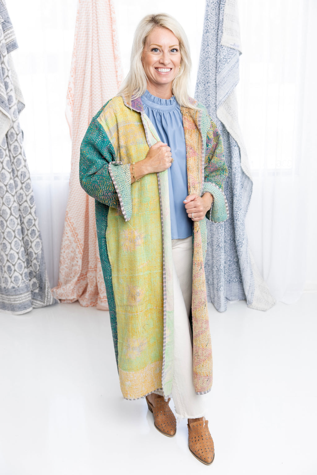 Willow Kantha Coat