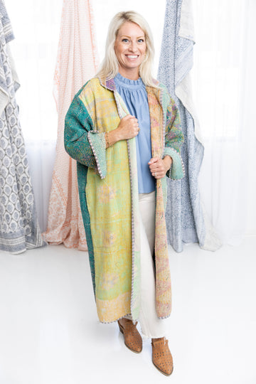 Willow Kantha Coat