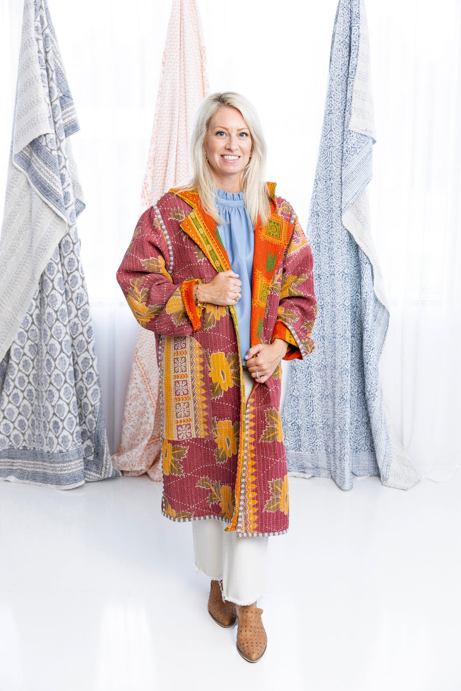 Ember Stitch Kantha Coat