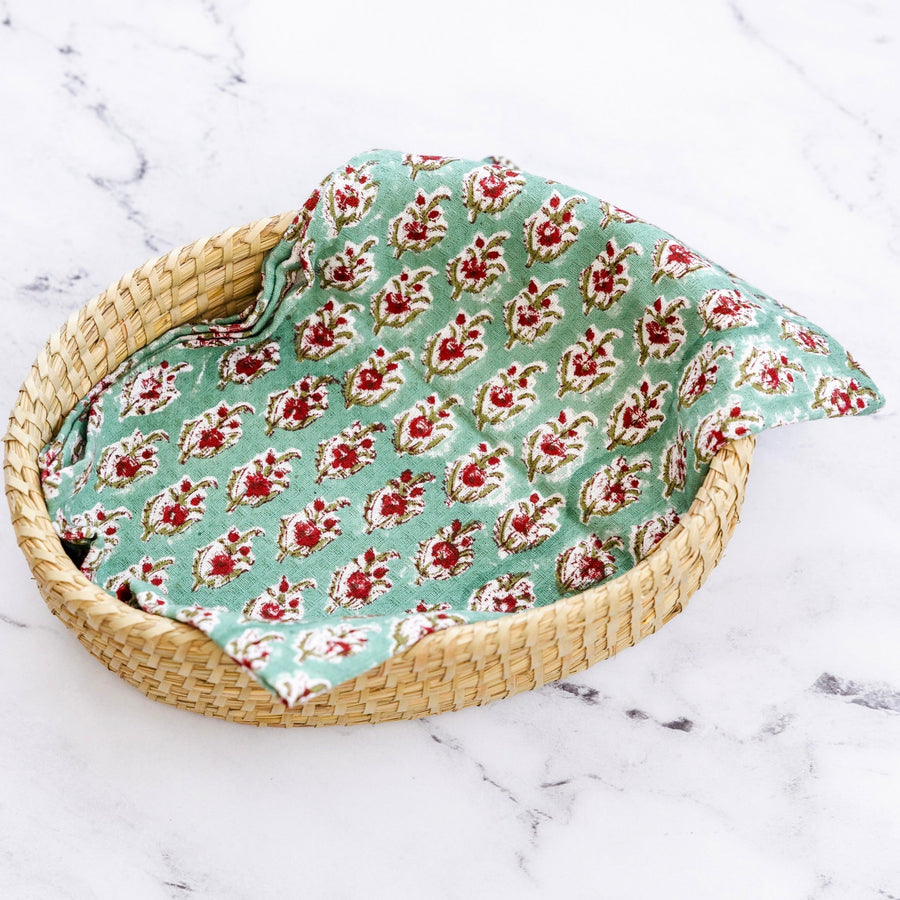 Cottage Rose Tea Towel