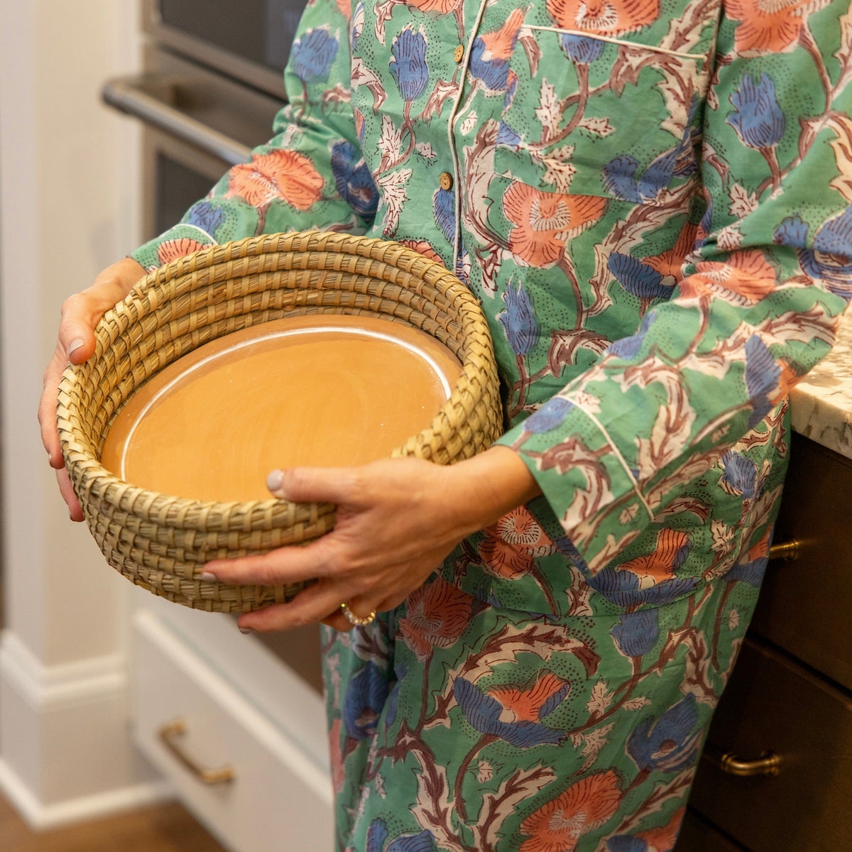 Round Plain Bread Warmer Basket