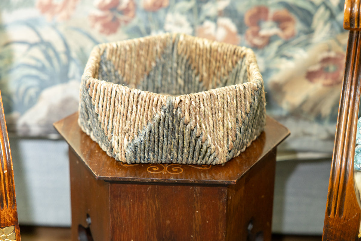 Driftwood Weave Iron Basket