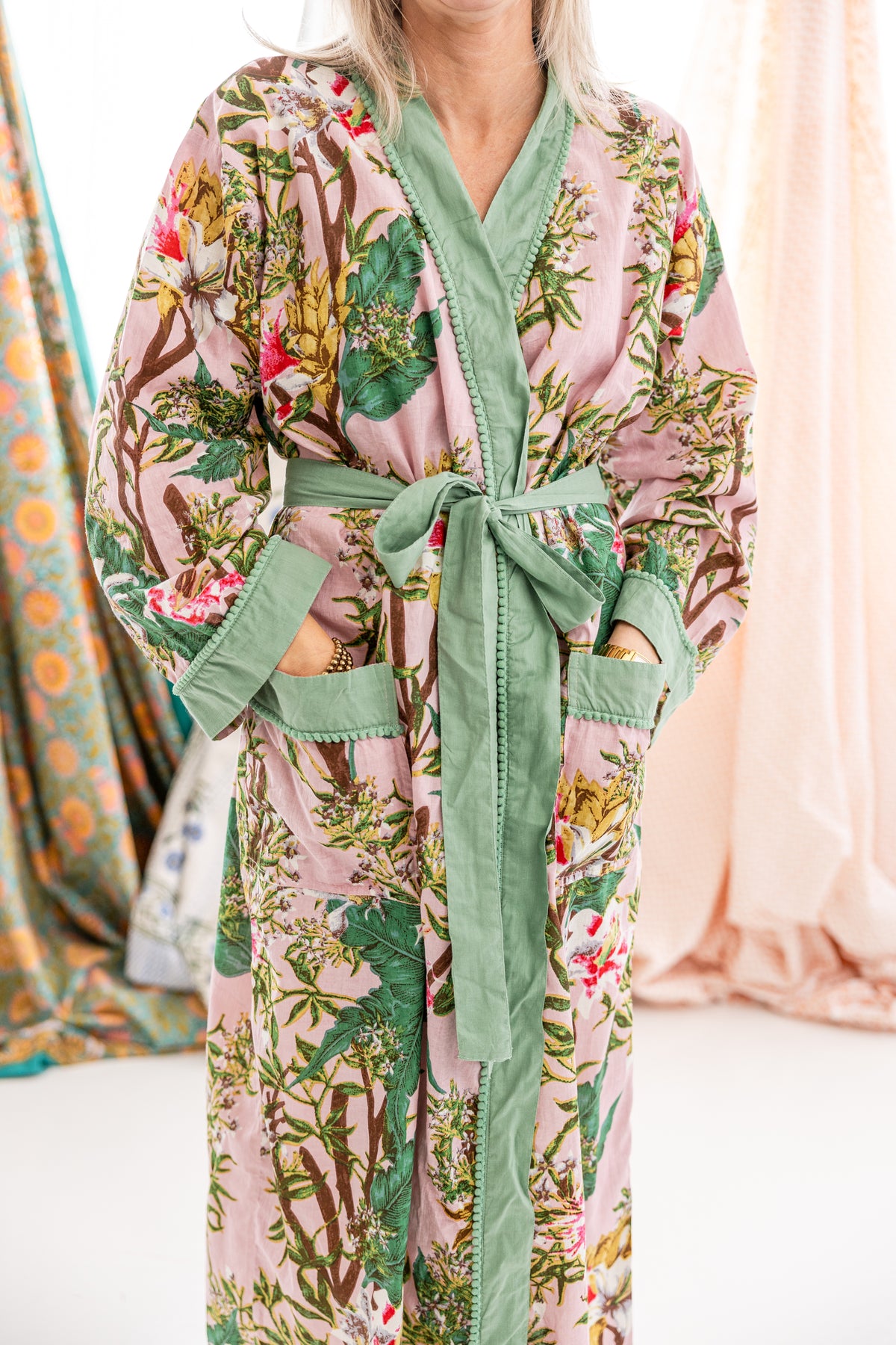 Palm Paradise Cotton Robe