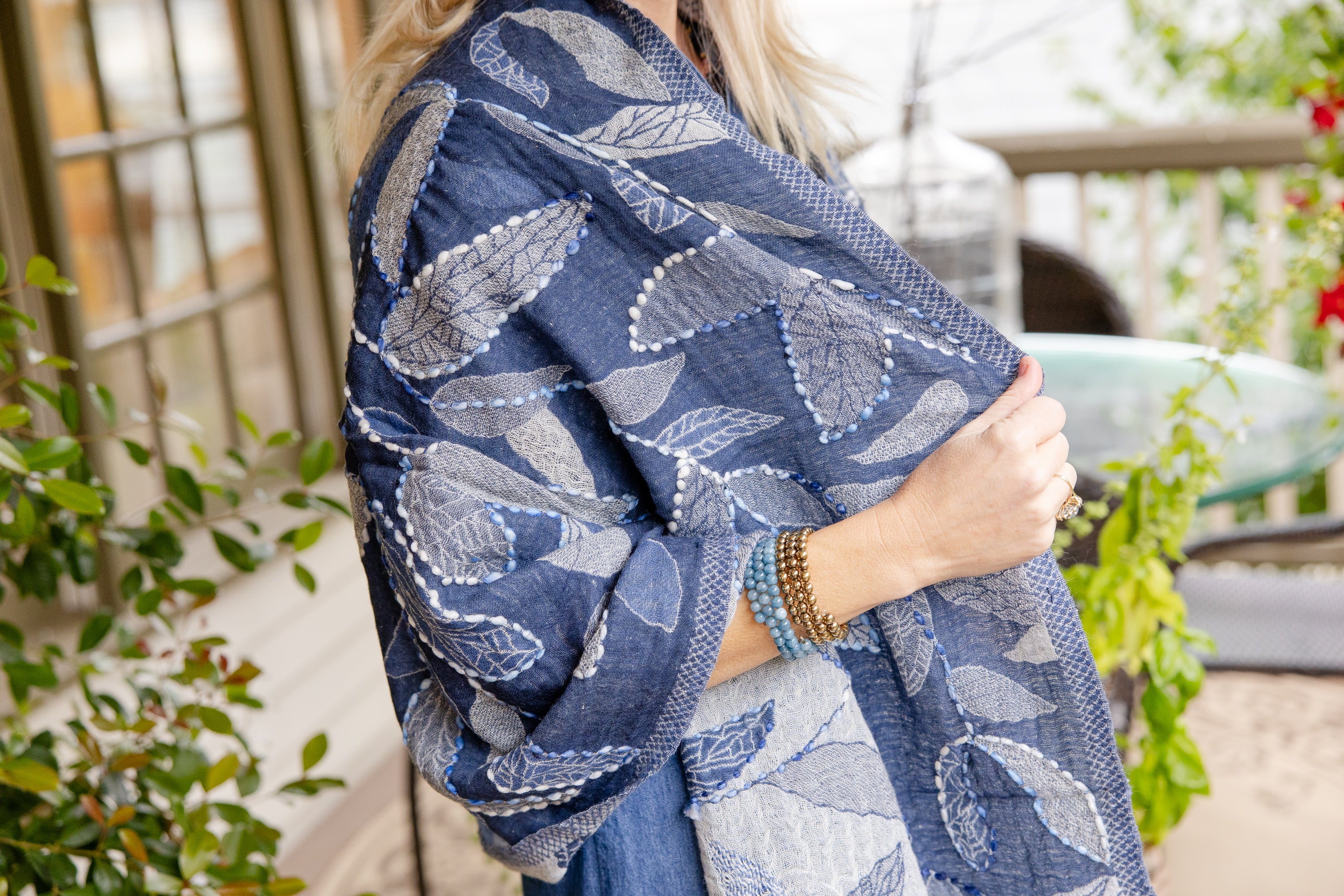 Deep Midnight Shawl
