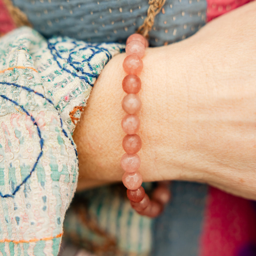 Abundance Bracelet-Tea Rose