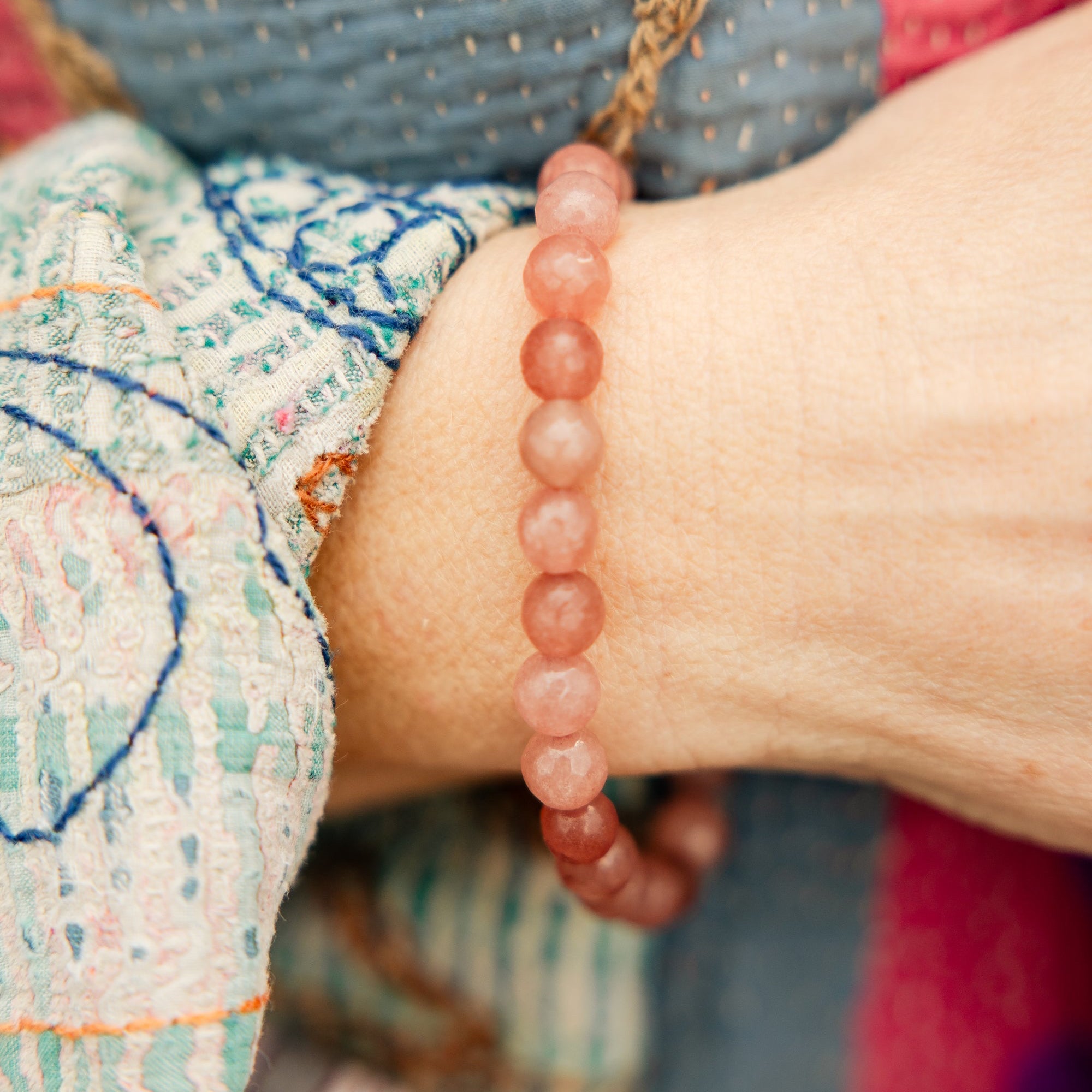 Abundance Bracelet-Tea Rose