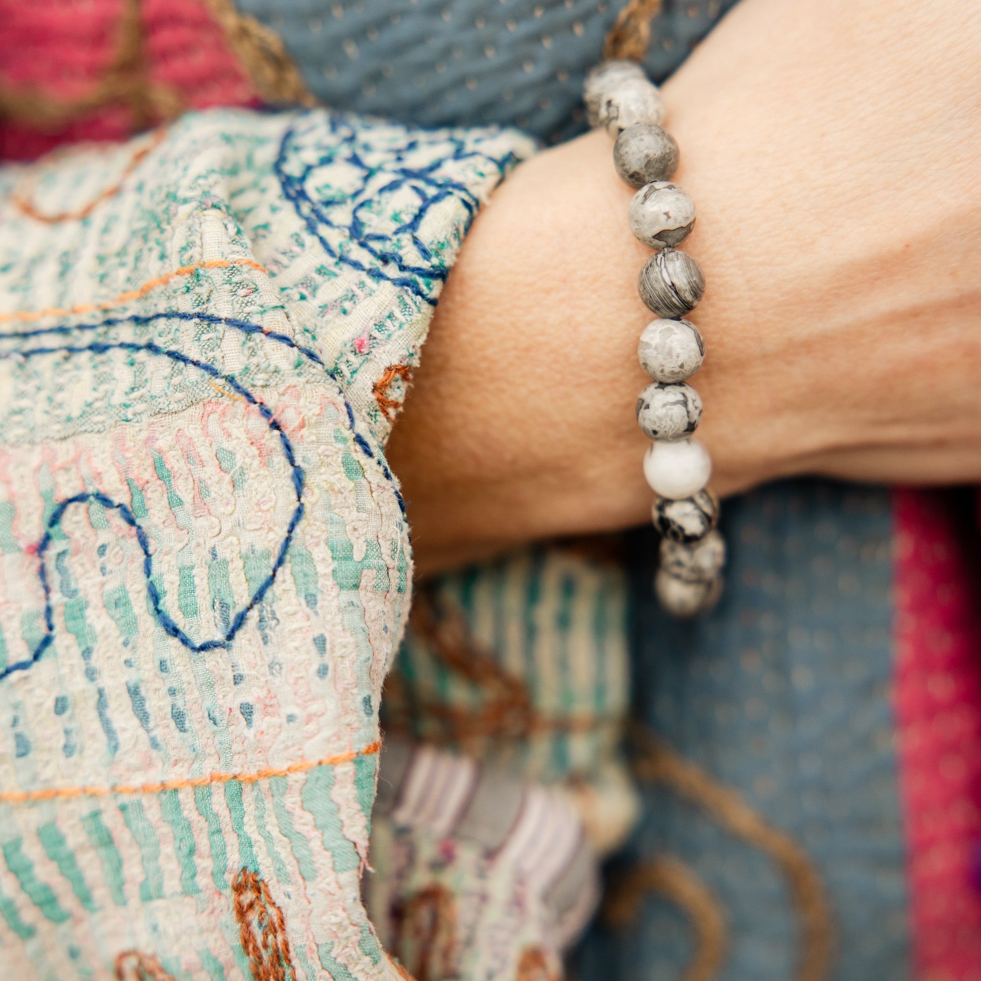 Abundance Bracelet-Shades of Gray