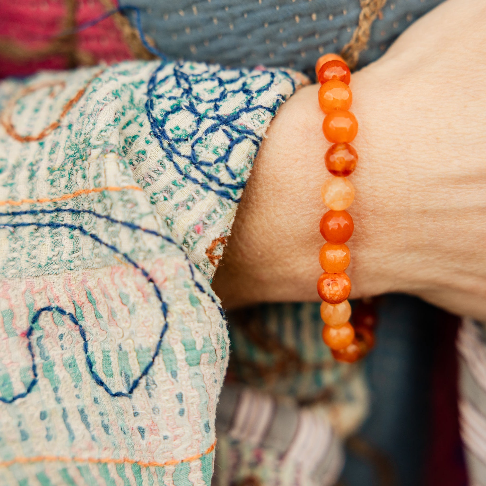 Abundance Bracelet-Apricot