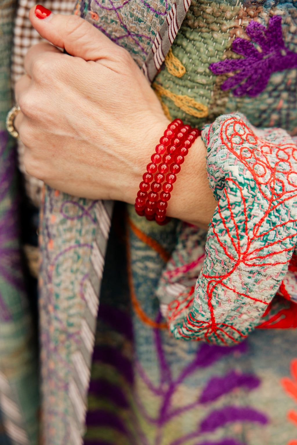 Good Money Bracelet-Scarlet