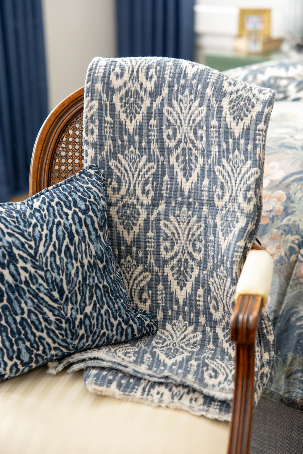 Indigo Harbor Throw