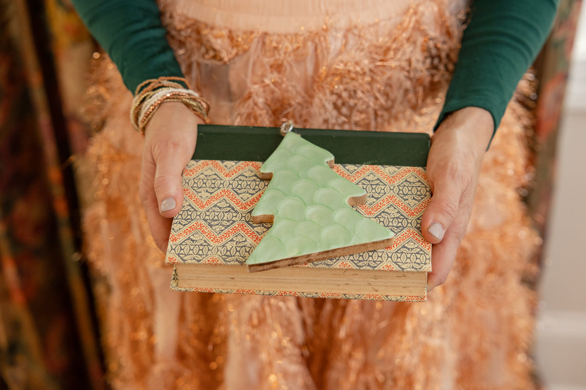 Classic Crest Sage Tree Ornament