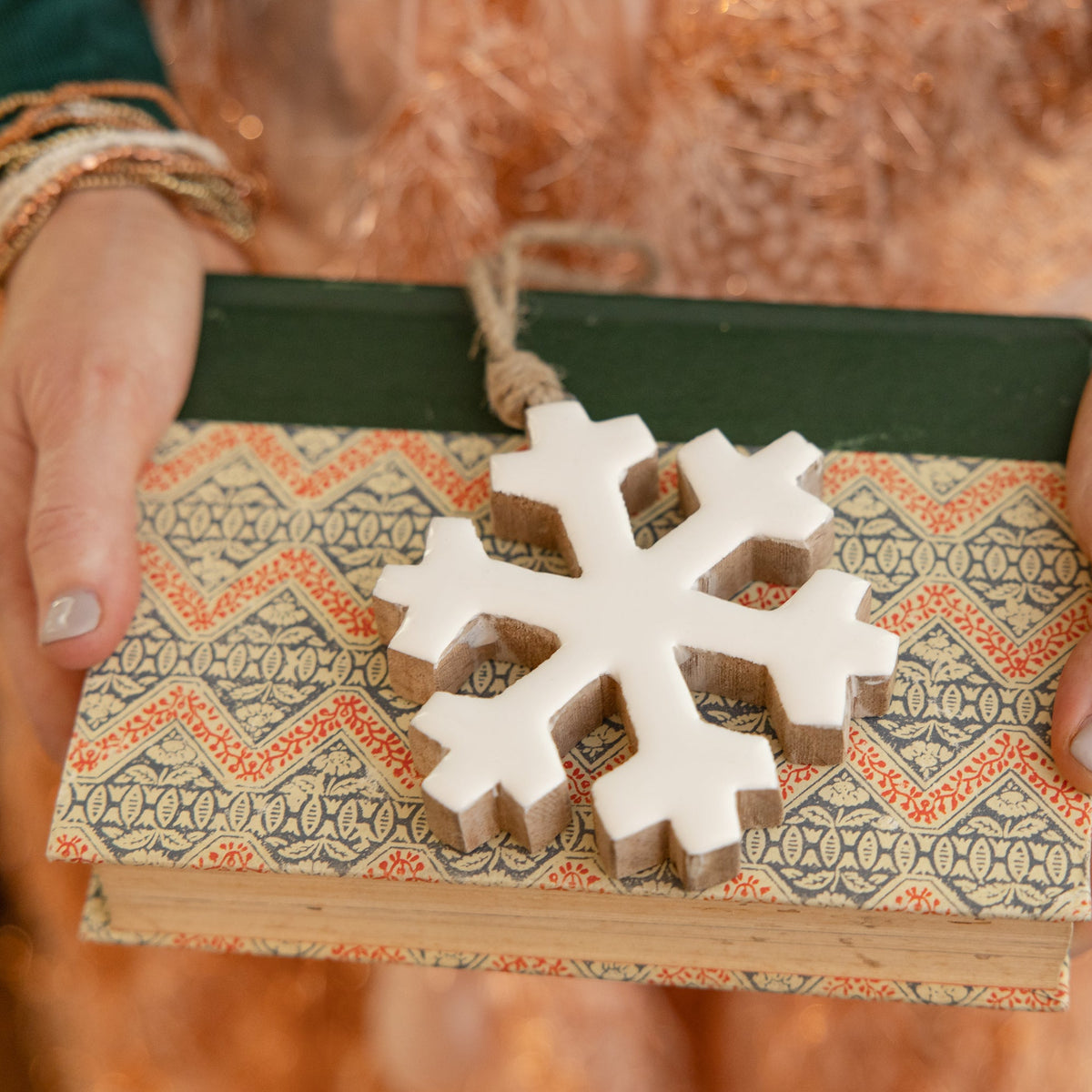 Winterberry Snowflake Ornament