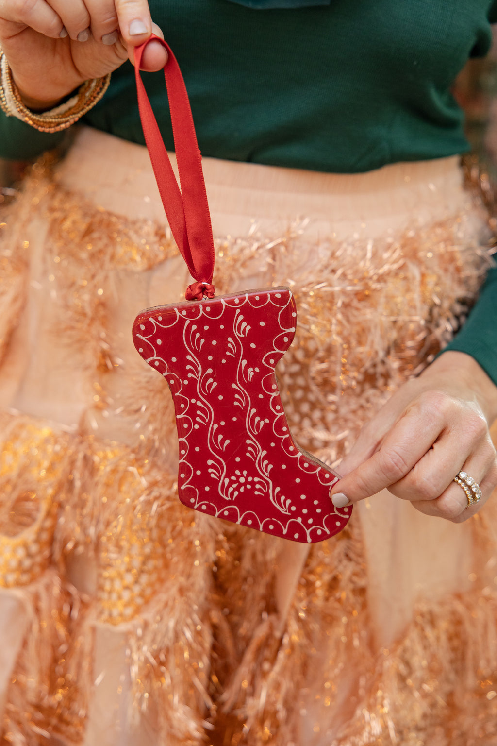 Merry Market Stocking Ornament