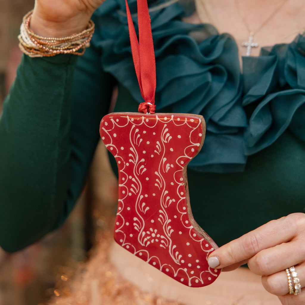 Merry Market Stocking Ornament