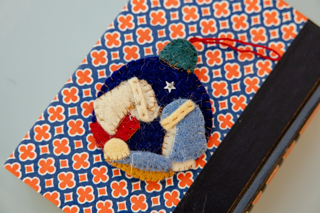 Handmade Felt Nativity Ornament