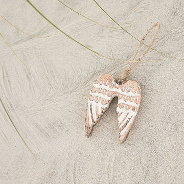 Small Hanging Angel Wing Ornament