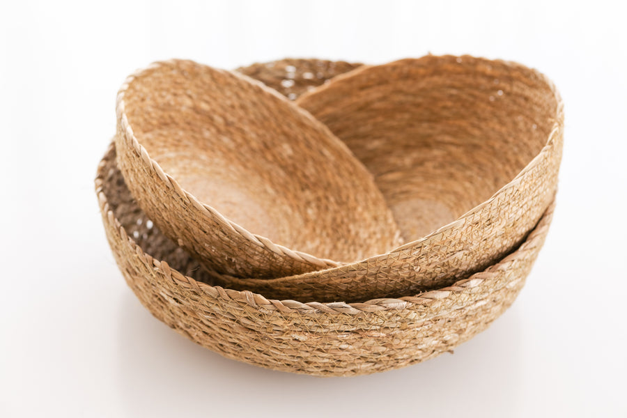 Catchall Woven Basket Bowl Medium