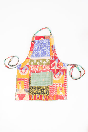 Kantha Patchwork Sari Apron