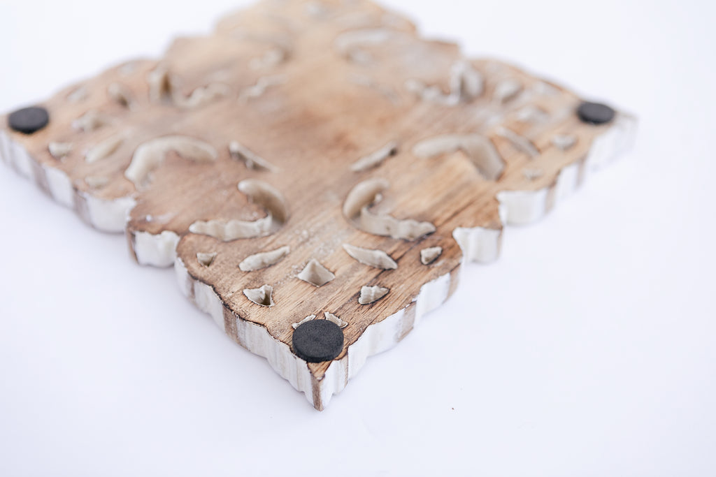 Ornate Whitewash Trivet